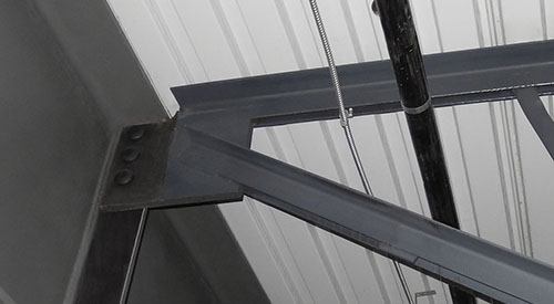 Image of joist flush frame connection