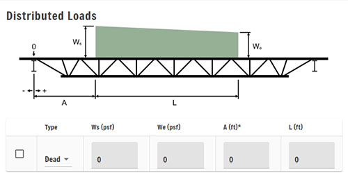 Screenshot of the Joist Wizard tool