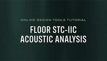 Design Tools STC-IIC Acoustic Analysis